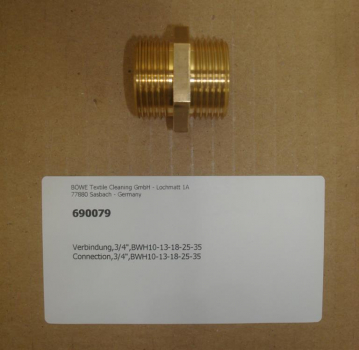 Connection,3/4",BÖWE BWH-10-35TP+BWH/BWL-10-60TP2 washing machine
