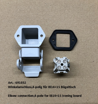 Elbow connection,4-pole for IB14+15 Ironing board