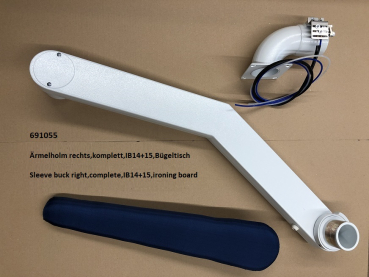 Sleeve buck right,complete,IB14+15,ironing board