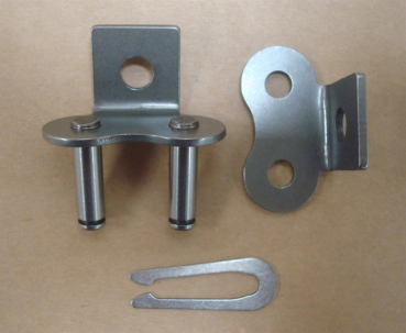 Chain lock,locking link w.angle bracket for Normbau conveyor
