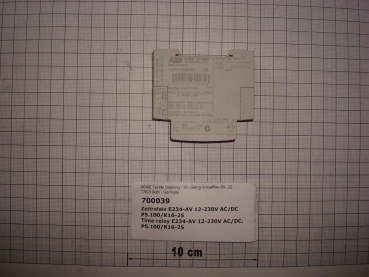 Zeitrelais E234-AV,12-230V AC/DC,0,1s-24h, P5100,K16,K25