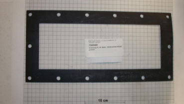 Gasket,square,167x353x4mm,14-holes