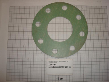 Gasket,round,90x200x160x3mm,centellen,8-holes,f.Hydrocarbon
