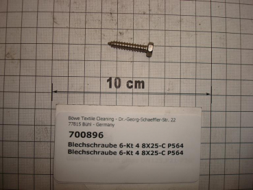 Metal screw DIN7504L,4.8x25mm,P564