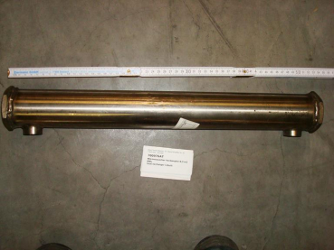 Solvent heat exchanger,0,3sqm,HC,stainless steel,repaired