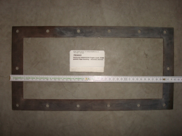 Gasket,square,222x435x4mm,14-holes,cage housing-air duct,P300