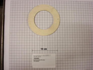 Sealing gasket,77x125x4mm,felt HC
