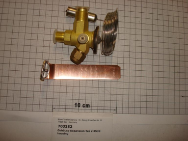 Expansion valve housing TES 2, fridge unit