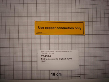 Label English,P300,sticker