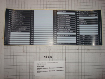 Program sticker French, P240-300