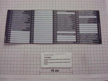 Program sticker Italian, P240-300