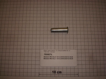 Bolt,12x41x37,5mm