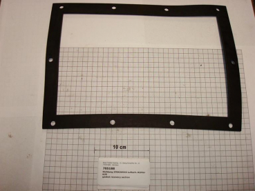 Gasket,square,265x370x4mm,10-holes,air duct cooler,K25