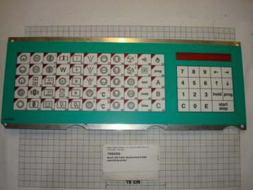 Foil for operating panel P240-300