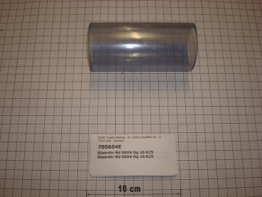 Glass cylinder,round 50x4mm,DG10