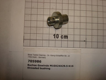 Threaded bush M10x24x29,5, P24-300/K16