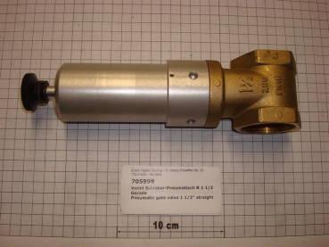Gate valve pneumatic,1 1/2",straight
