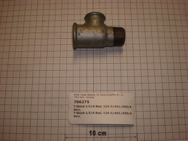 T-piece,reduced,134V201520,3/4"x1/2"x3/4",I/I/O,galvanized,P240-300
