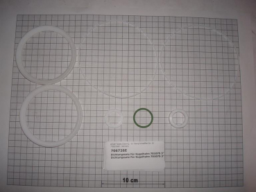 Gasket kit for ball valve 701075 3"