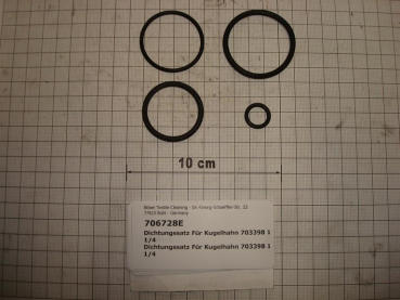 Gasket kit for ball valve 703398 1 1/4"