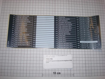 Program sticker English P25