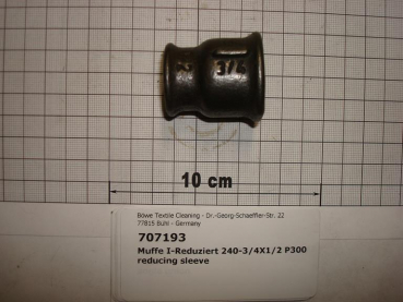 Reducing socket,240S2015,I/I,3/4"x1/2",black