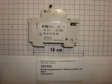 Circuit breaker 1 pole 1A S261-C1
