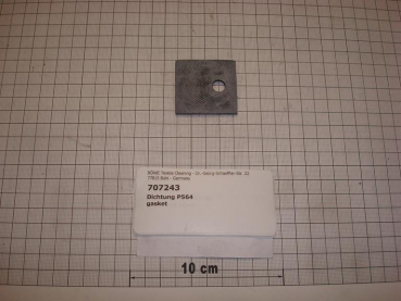 Gasket,square,40x42x3mm,1-hole,P564