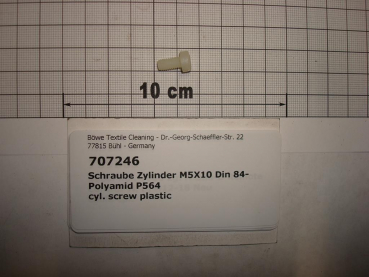 Cylinder screw plastic M5x10