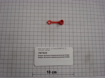 Cap for grease nipple,plastic red,P300