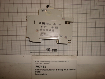 Circuit breaker 1 pole 4A S261-C4