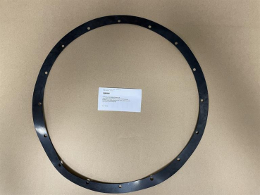 Gasket,round,368x410x2mm,16-holes,viton,consorba fan,P564,P5100,Polysorba