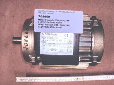 Filter motor,200/415V-50/60Hz,spin filter