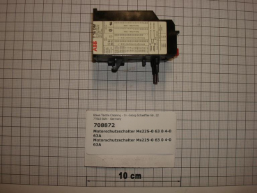 Motor protection switch MS225-0,63 0,4-0,63A