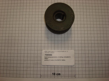 V-belt pulley,2 grooves,dia22mmxDW72/76mm,50Hz,P12-15old,PX