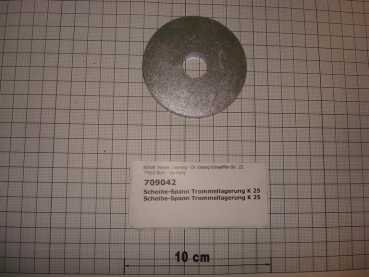 Washer for cage bearing 