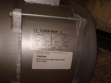 Drive motor,230V-60Hz,3,7KW,P546