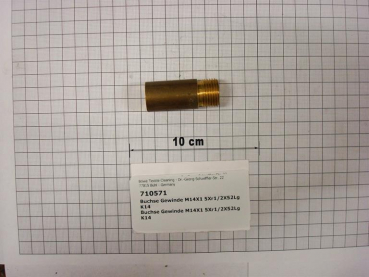 Threaded bush M14x1,5x1/2"x52, K14