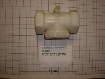 Sight glass,DN25,1",PVC,plastic,f.Green Earth,K25