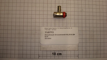 Einschraub-Drosselventil,1/8"x4mm, Steckverbinder