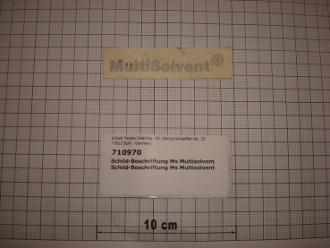 Label,"Multisolvent",for display