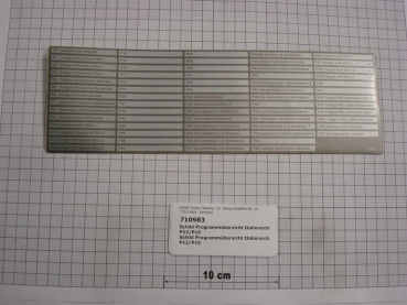 Program sticker Italian, P12/15