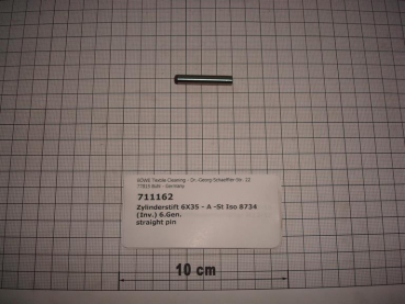 Straight pin 6x35