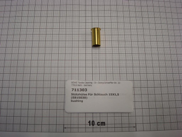 Stützhülse für Schlauch,15x1,5mm,12mm innen,Messing