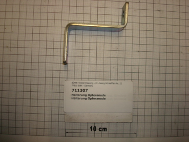 Mounting bracket,sacrificial anode