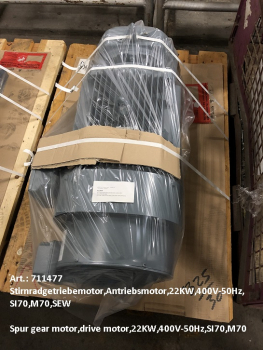 Spur gear motor,drive motor,22KW,400V-50Hz,P/M50,SI70,M70