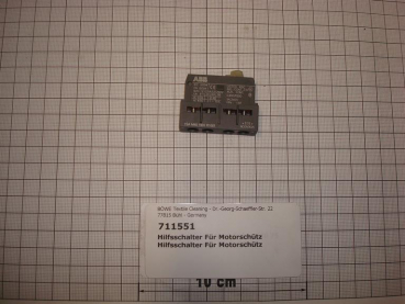 Motor contactor,auxiliary contact