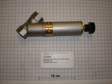 Slanted seat valve,3/4",NC,pneumatic