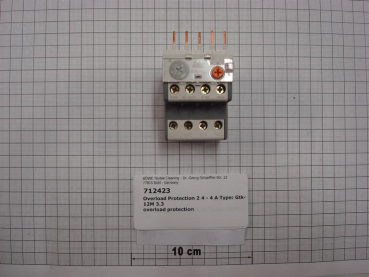 Thermal relay,2,4-4,0 A,GTK-12M,3.3