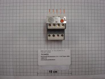 Thermal relay,2,4-4,0 A,GTK-12M,3.3
